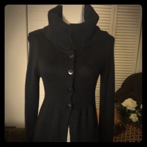 Beautiful High Collar VINCE Sweater Coat